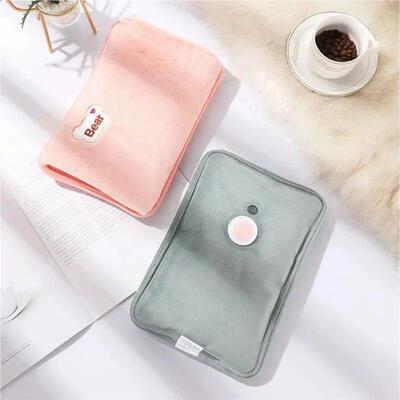 Electric Hot Water Bag Reusable Plush Hot Water Bottle EU Pl
