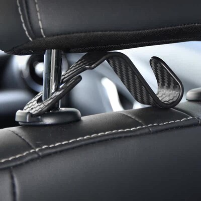 1/2/4Pcs Universal Auto Seat Headrest Hook Storage Hanger Ca