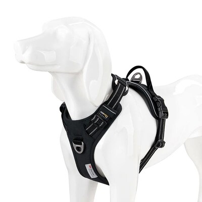 TRUE LOVE Pet Harness No Pull Nylon Reflective Dog Harness A