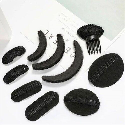 1/3/4/8Pc Black Bump It Up Volume Reusable Hair Fluffy