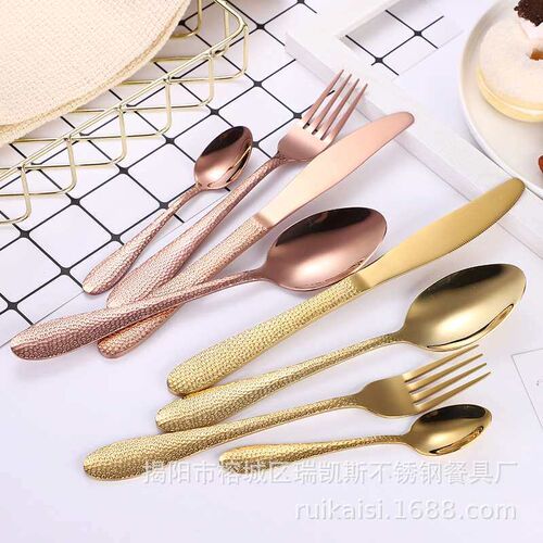 410 Stainless Steel Western-style Knife  Fork and Spoon Tabl