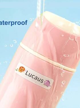 Customize Name Tag Sticker Waterproof Personalized Label for