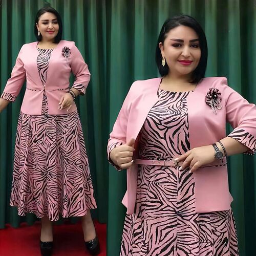 MD African Dress Woman 2023 Novelty Plus Size Two Piece Set