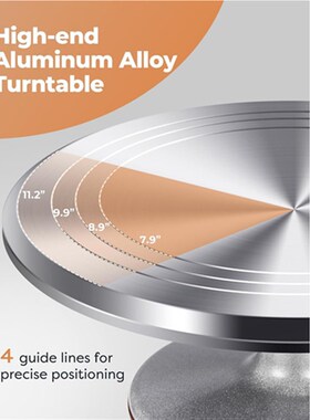 Aluminium Cake Turntable Set Baking Tools Cake Decorating