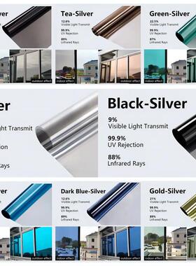 Window Film Privacy vinyl glass window One Way Daytime Priva