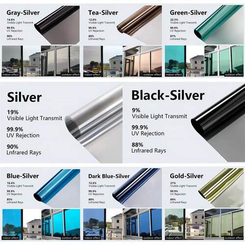 Window Film Privacy vinyl glass window One Way Daytime Priva