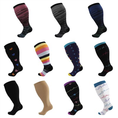 Fat and Fat Socks Compression Socks for Men and Women Runni