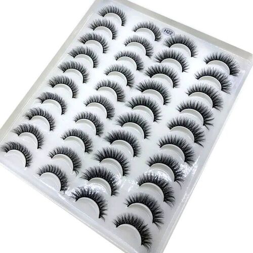 20 Pairs 3D Faux Mink Lashes Natural False Eyelashes Dramati