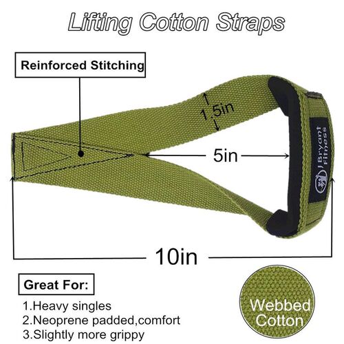 1 Pair Gym Lifting Straps Fitness Gloves Anti-slip Hand Wrap