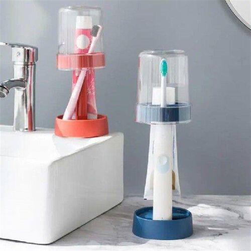 Dustproof Toothbrush Holder Adjustable Toothpaste Organizer