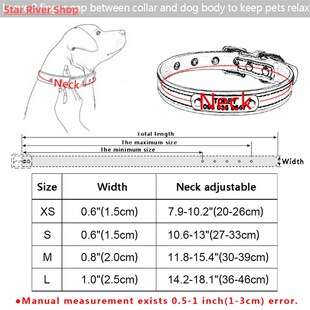 Leather Collar Dog Cust Bling Charms Rhinestone Personalized