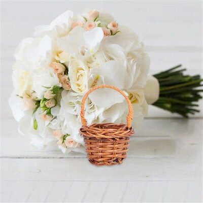 12 Pcs Paper Mini Shopping Basket Collapsible Laundry