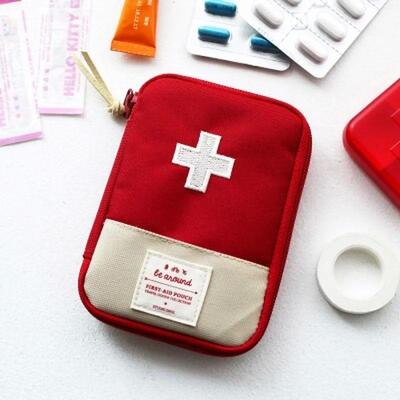 Mini Medicine Storage Bag Portable First Aid Medical Kit Tra