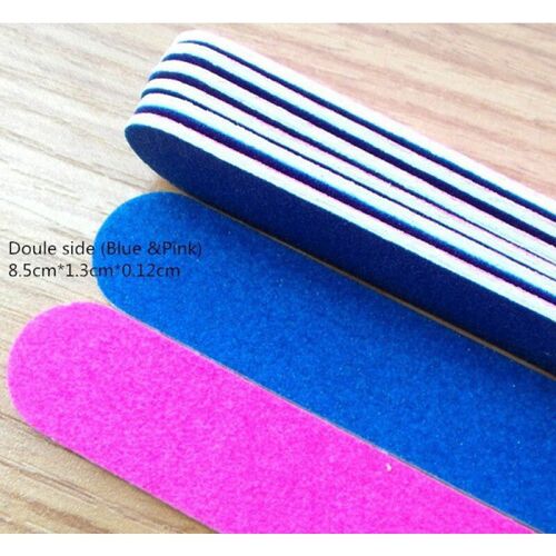100pcs Professional Nail Files/Sandpaper Buffers Slim