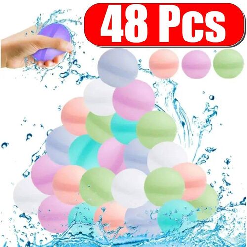 Reusable Water Balloons Toys Quick Fill Self Sealing Water B