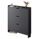 bucket entrance shoe narrow rack cabinet Flip