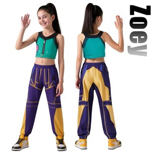 2025 Children Zoey Mira Rumi 3D Print Cosplay Costume Hallow