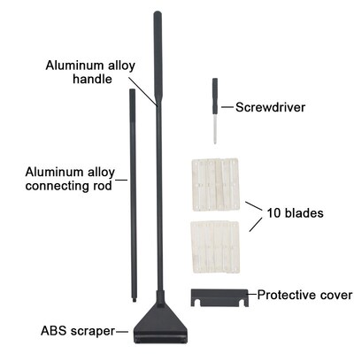 Aquarium Algae Remover Aluminum Alloy Stainless Steel Scrape