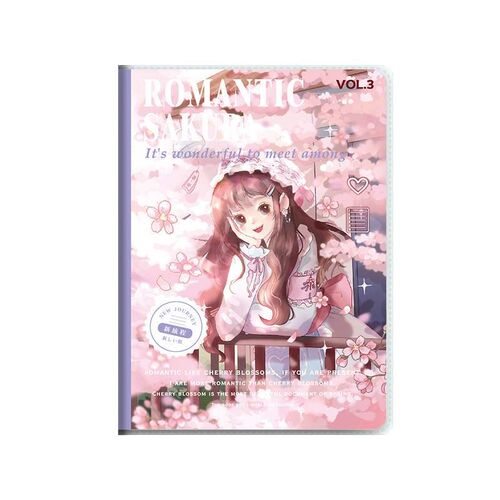 Cartoon Cover Adhesive Cover  High Beauty Girl Mini-