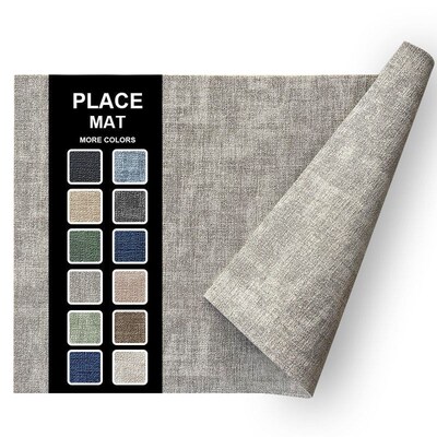 Faux Leather Heat Resistant Placemats table dinner place mat