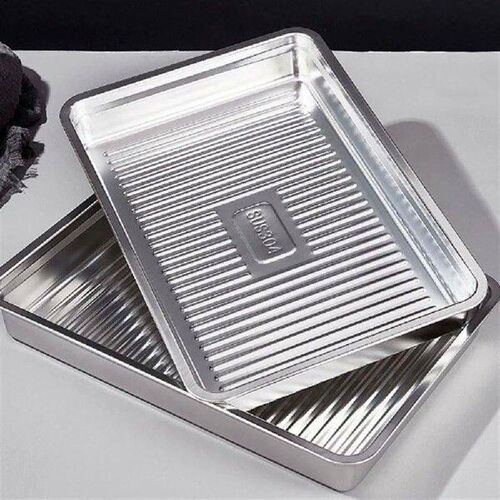 Stainless Steel Fresh-keeping Box Rectangular with Plastic