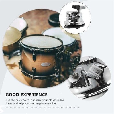 Drum Base Tom Accessories Percussion Bases Round Alloy Leg