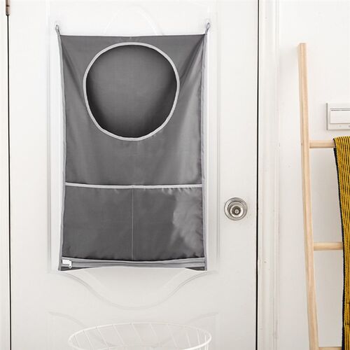 Wall Mounted Breathable Laundry Basket Dust-proof Dirty Clot