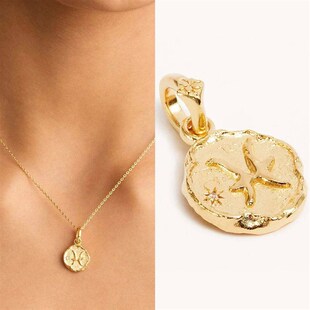 Stainless Steel 12 Constellations Symbol Pendant Geometric S