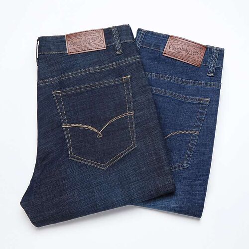 Spring and Summer New Jeans Mens Thin Business Straight Men