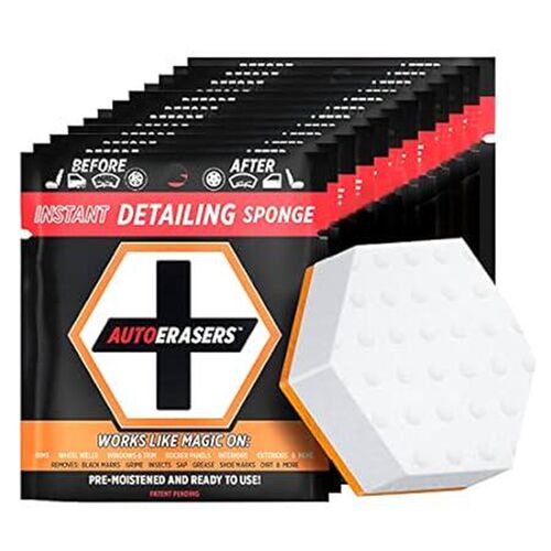 AutoERASERS? Instant Detailing Sponge, Premium Pre-Moiste