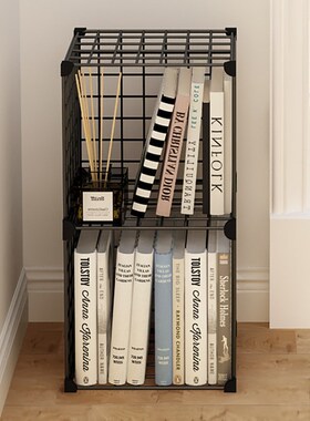 Stackable Wire Cubes Storage Organizer Bookcase DIY Wire C G