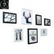Multi Photo Wall Lot Hang Frames Wooden Picture 11pcs Frame