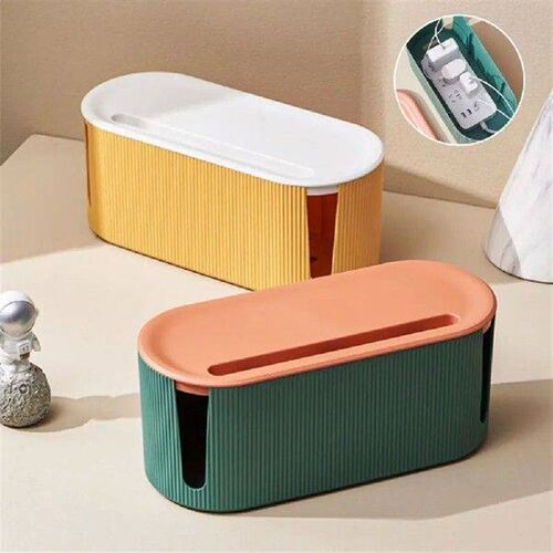 Cable Management Box Socket Organizer Storage Box Multi-Use
