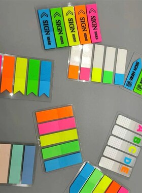100 sheets Posted it Transparent Sticky Note Notebook Memo P