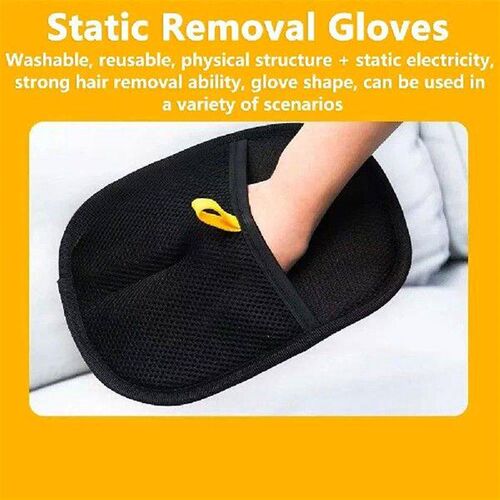 Pet Static Hair Removal Gloves Two-way Brush Hair Remover