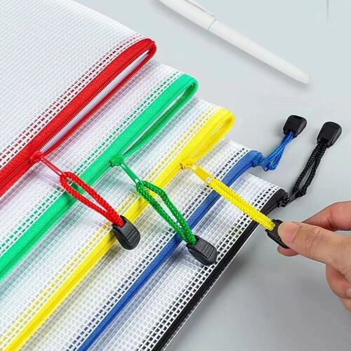 1/5pcs Mesh Zipper Bag Jigsaw Bag Zipper Bag for organizing
