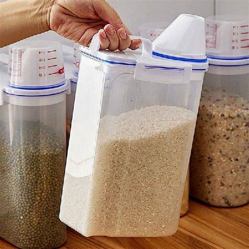 Food Storage Tank With Measuring Cup Kitchen Moisture-proof
