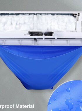 Air conditioner cleaning ver brush filter water bag air cond