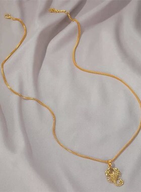 European American new cartoon pendant necklace sweater chain