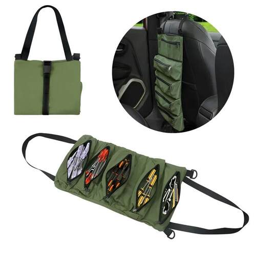 Tool Roll,Multi-Purpose Roll Up Tool Bag,Wrench Roll,Canvas