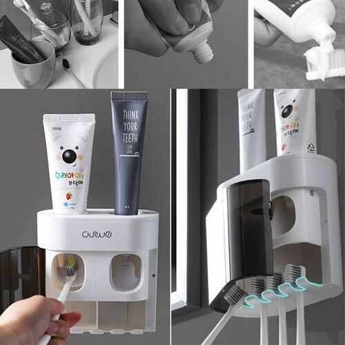 Automatic Toothpaste Dispenser Toothpaste Squeezer Wall Moun