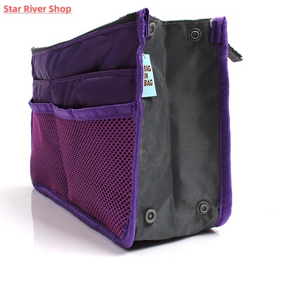 Organizer Insert Bag Women Nylon Travel Handbag Purse Large
