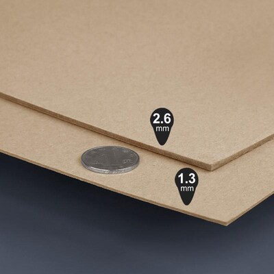 large Kraft Paper Black White DIY Thick Handmake Cardboard