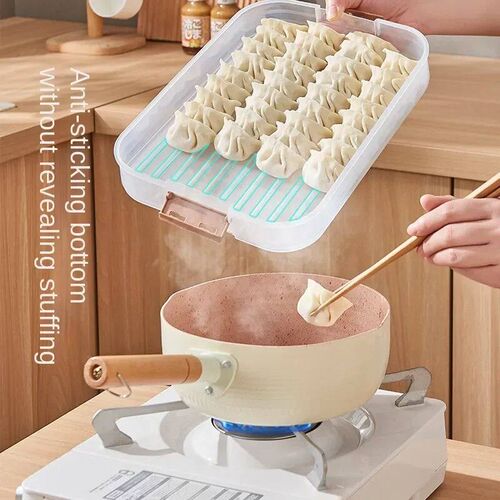Kitchen Organizer Dumpling Box Food Storage Container Refrig