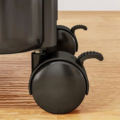 Mobile Bookshelf With 4 Wheels 20lbs Max Load Capacity Stora