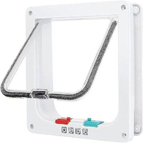 Cat Flap Door For Dog Cat Cat Puppy Safety Gate Small Pet