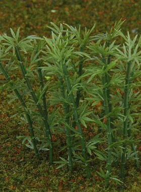 100pcs DIY Craft Plastic Model Artificial Bamboo Miniature