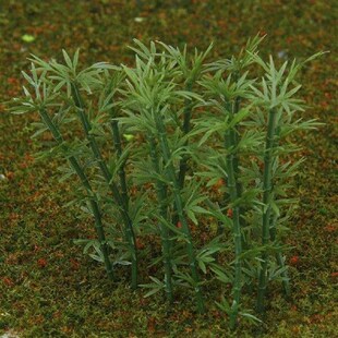 100pcs DIY Craft Plastic Model Artificial Bamboo Miniature
