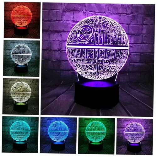 Movie Star Wars 3D夜灯USB LED Lamp Colorful Night Light Gift