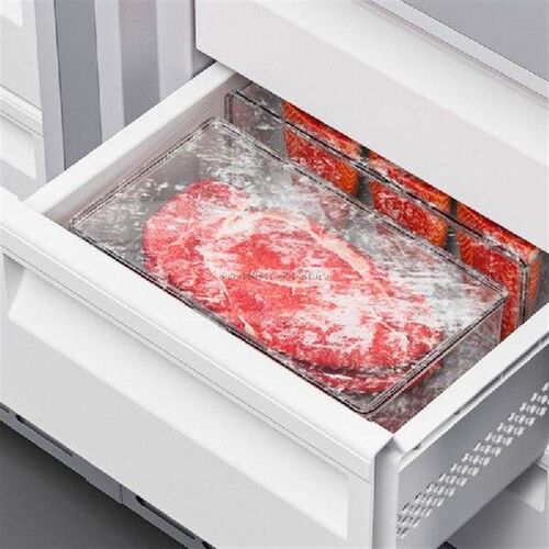 Elegant Clear Plastic Stackable Storage Container with